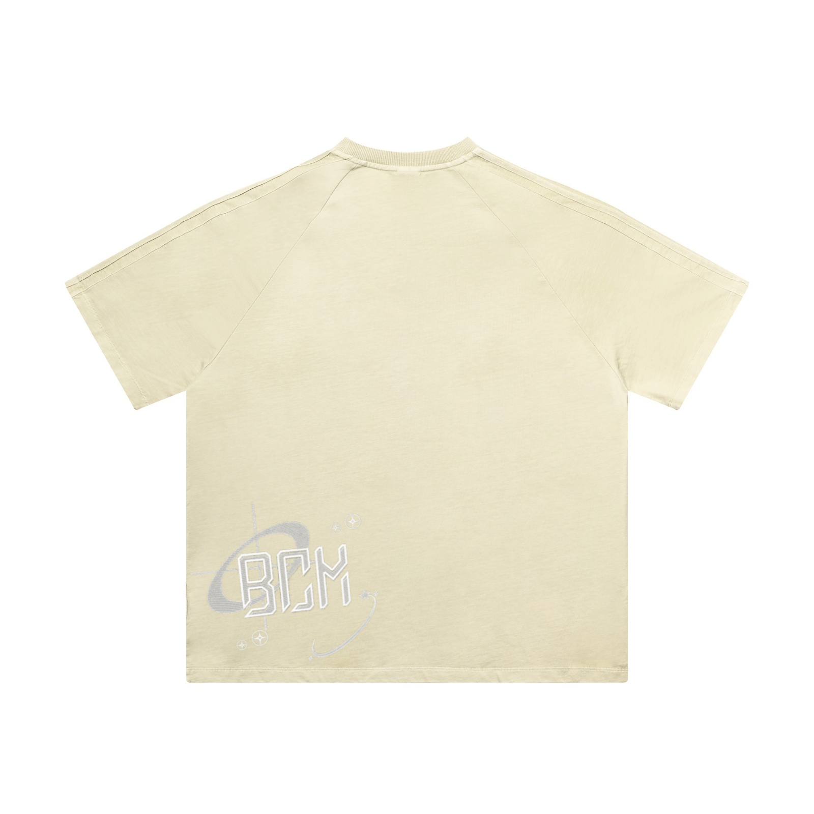 250GSM Vintage Wash Cotton Sweatshirt-Tee Grey Apricot