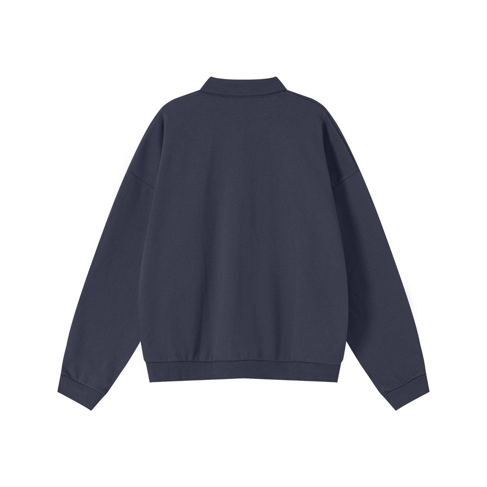 445GSM Baroque Fleece “Beef-Belly” Sweatshirt  Navy Blue