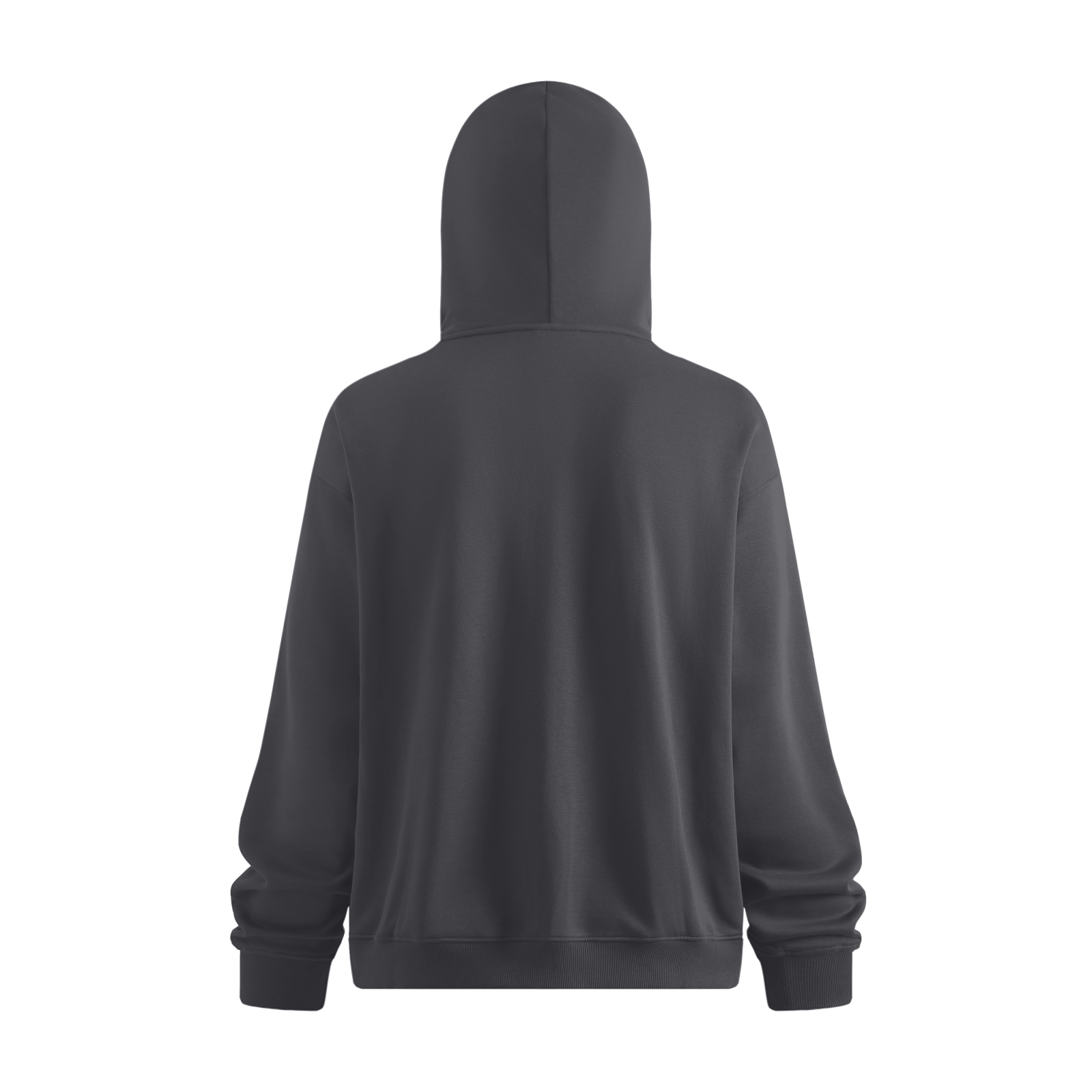 340GSM Urban Outdoor Fleece Zip Hoodie with Integrated Windproof Mask Dark Grey