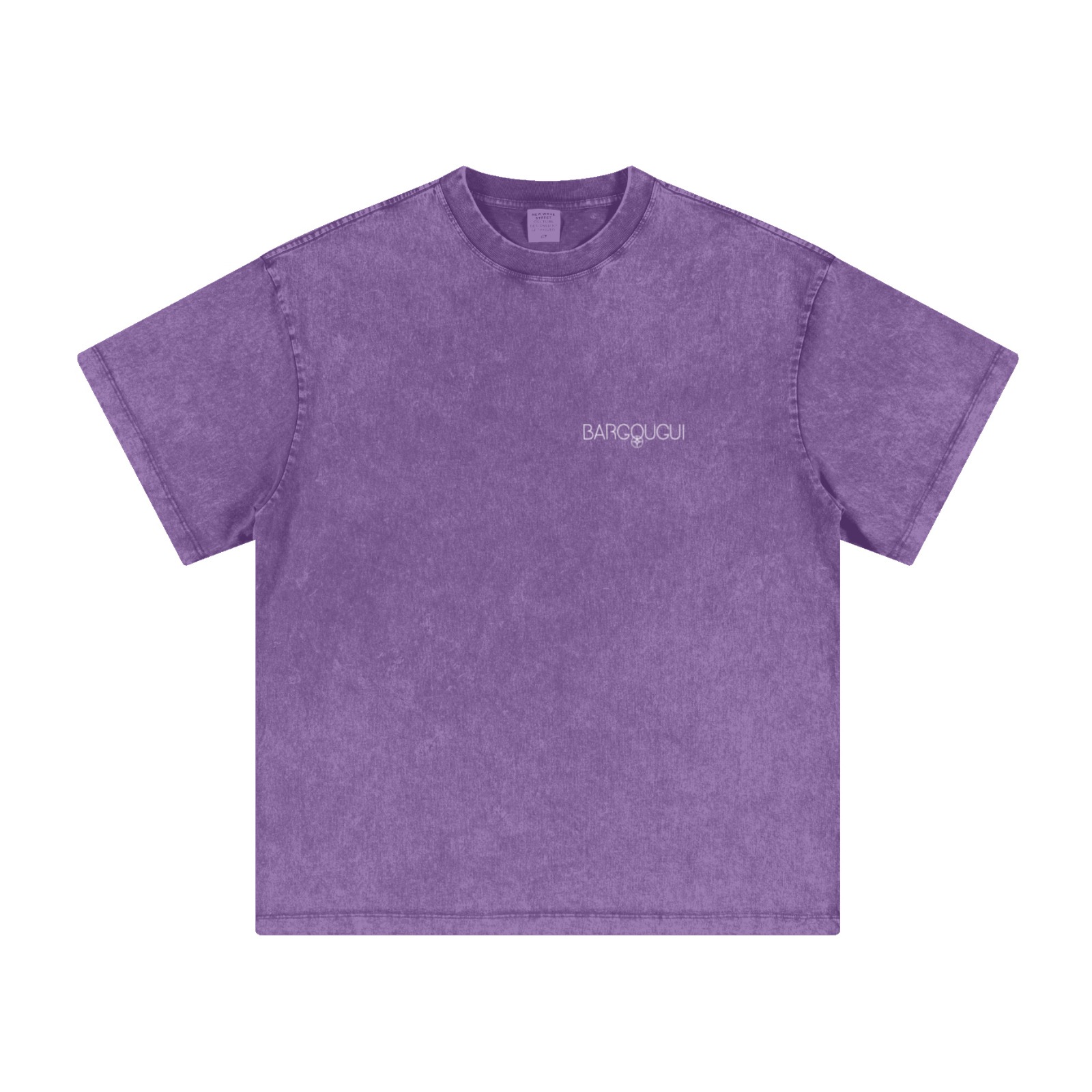 270GSM Women’s Vintage Soft Cotton Long T-Shirt Purple