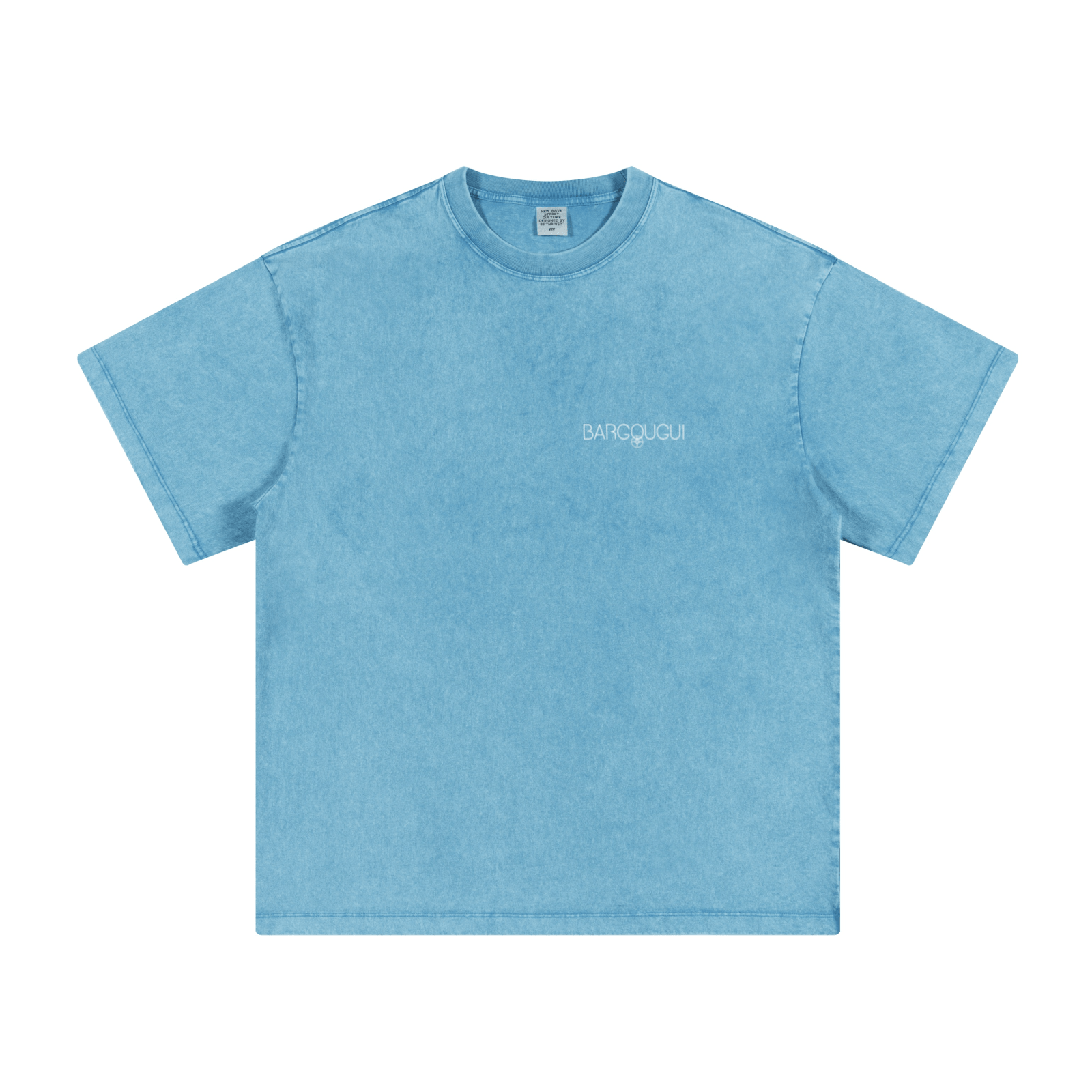 270GSM Women’s Vintage Soft Cotton Long T-Shirt Blue