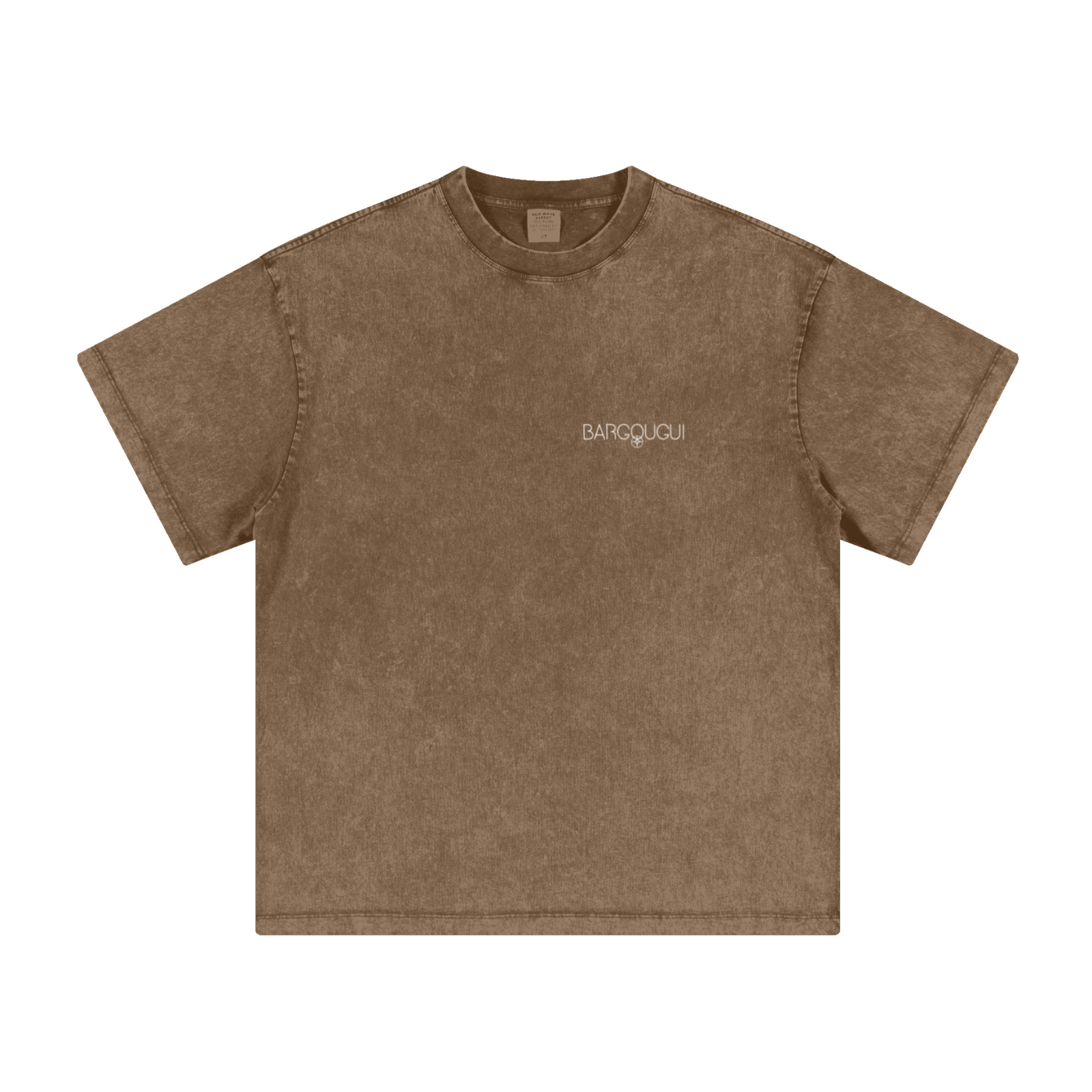 270GSM Women’s Vintage Soft Cotton Long T-Shirt Brown